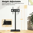 thumbnail image 7 of Universal Floor TV Stand with Swivel Mount for 32"-55" TVs up to 88 lbs, Height adjustable, 7 of 7
