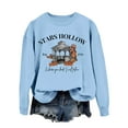 thumbnail image 2 of TINZ Chandail en Molleton Décontracté pour Femmes Imprimé Lettre Col Rond Manches Longues Sweat à Capuche Vêtements de Sport pour Femmes Temps Froid, 2 of 3