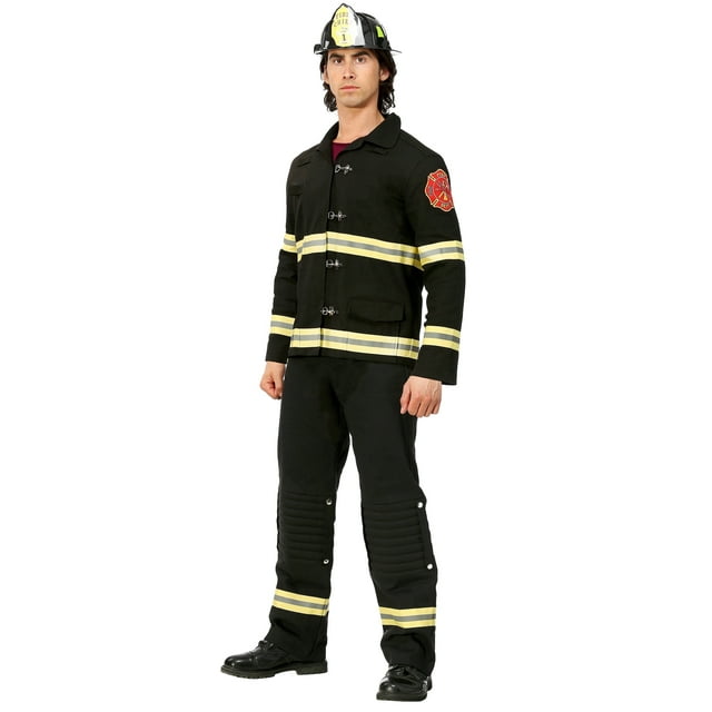 Uniforme Noir de Pompier pour Homme