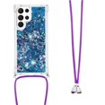thumbnail image 1 of Funda FOXDOCK para Samsung Galaxy S21 Ultra con Cuerda Ajustable, Brillo Líquido, Protección Antigolpes y Lente – Ideal para Regalo, 1 of 6