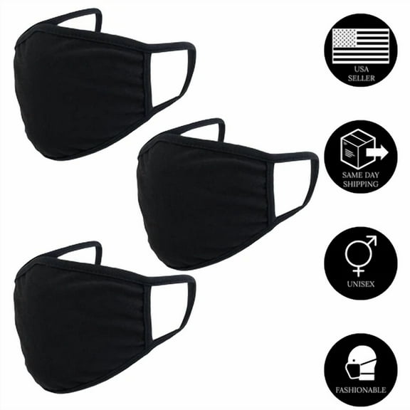 Soft Cotton Face Mask Double Layer Fashionable Reusable Cloth Washable Men Women