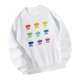 thumbnail image 2 of Sudadera con cuello redondo para mujer, cuello redondo informal para salir, uso diario, vacaciones SG Yuyangstore Sudaderas informales, 2 of 8