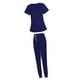 thumbnail image 5 of Traje de uniforme de trabajo de enfermera Fernando conjunto médico para mujer azul oscuro XS, 5 of 8
