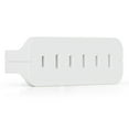 thumbnail image 4 of 3 Outlet Tap Polarized Swivel Wall Outlet Extender, 180 Degree Electrical Plug Adapter, 2-Prong to 2-prong Adapter Converters for Wall Outlets, White( 3 pack), 4 of 5