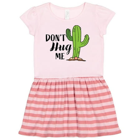 

Inktastic Don t Hug Me with Cactus Gift Toddler Girl Dress