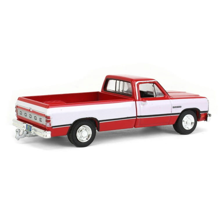 Greenlight Collectibles 1/64 Red & White 1992 Dodge Ram 1st