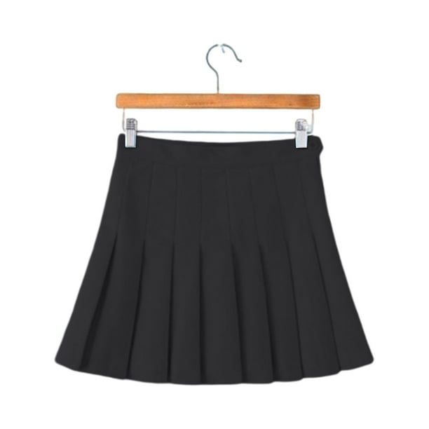 Falda Plisada Sunnimix ActiveWear Skorts High Cinte Negro XXL