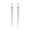 Silver, variant on Eosunjian 1 Pair Dangle Earrings Boho Style Long Tassel Exaggerated Temperament Geometric Decorative Gift Women Shiny Faux Crystal Stud Earrings Party Jewelry for Banquet Silver
