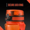 thumbnail image 3 of Squatz 17 Oz Poseidon Series Water Bottle for Protein and Fruit Shakes (Orange), 3 of 7