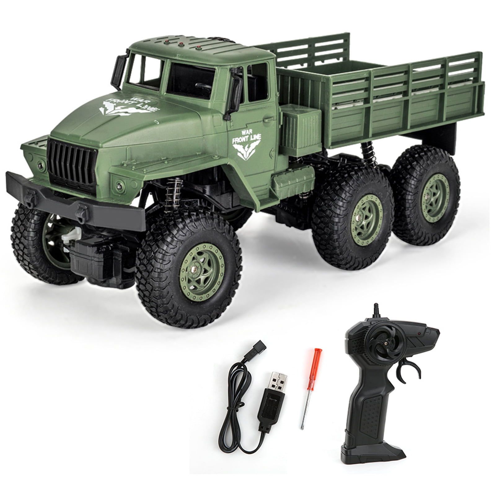 Amewi 22324 GAZ-66 Verde Brushed 1:16 RC Modelo Eléctrico Camión Tracción a Las Cuatro Ruedas (4WD) RTR 2,4 GHz Incluye Batería, Verde Amewi 22324 GAZ-66 Verde Brushed 1:16 RC Modelo Eléctrico Camión Tracción a Las Cuatro Ruedas (4WD) RTR 2,4 GHz Incluye Batería, Verde