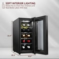 thumbnail image 7 of Schmecke 10-Bottle Wine Cellar – Compact, Stylish, and Perfect for Wine Enthusiasts, 7 of 7