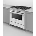 thumbnail image 5 of OR36SCG4W1 36" Classic Series Freestanding Gas Range with 4.7 cu. ft. Capacity  AeroTech Convection  and 2 Racks  in White, 5 of 5