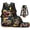 Dino Truck, variant on Garronmavis Kids Boys Backpack with Lunch Box, 4-Piece Set Includes Backpack, Lunch Bag, Pencil Case, Water Holder Case, Lightning Tiger Large Capacity School Backpack with Front Pocket