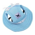 thumbnail image 5 of Summer Pet Dog Polk Dot Bow Breathable Nesh Princess Sun Hat Puppy Adjustable Outdoor Cap, 5 of 7