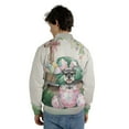 thumbnail image 5 of Easter Egg Schnauzer Bunny Ear Welcome Spring Truck All Over Print 3D Baseball Jacket Miniature Schnauzer Dog Lover Bomber Jacket Softball - 12002, 5 of 6