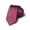 Deep Red, variant on 2.36" High-quality Men's Skinny Necktie Deep Purple White Stripe Pattern Business Banquet 6CM Slim Tie