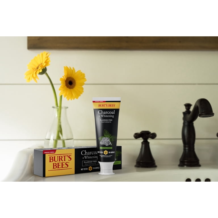 Burt's Bees Fluoride-Free Charcoal Toothpaste, Zen Peppermint, 4.7 oz photo 6