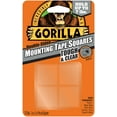 thumbnail image 2 of Gorilla Tough & Clear Double Sided Tape Squares, Clear Tape, 24 1" Pre-Cut Mounting Squares, 2 of 3