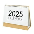 Dserhfy 2025 Desk Calendar Small Stand Up DoubleCoil Binding Monthly