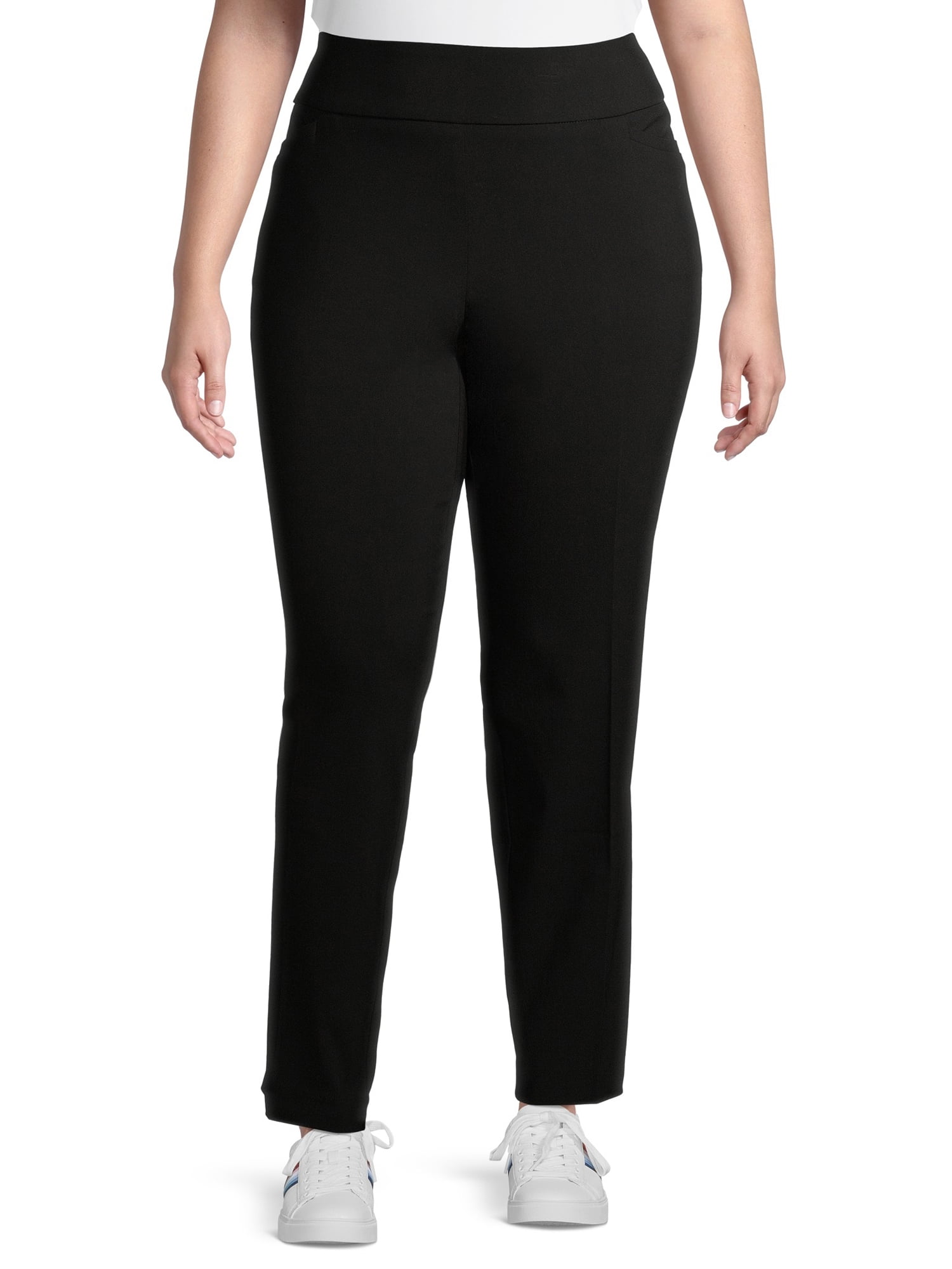 Terra & Sky Women's Plus Size Straight Leg Dress Pants - Walmart.com