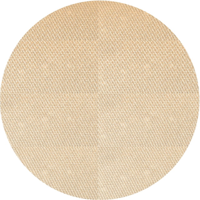 Ahgly Company Tapis d'Intérieur Lavables en Machine, Ronds, Transitionnels, Orange Jaune, Ronds de 3'