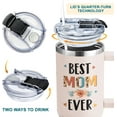 thumbnail image 3 of Best Mom Ever Gifts - Christmas Gifts For Mom From Daughter, Son - Birthday, Mothers Day, Christmas Presents For Mama - New Moms Gift For Women - 40oz Tumbler With Handle Straw, 3 of 6