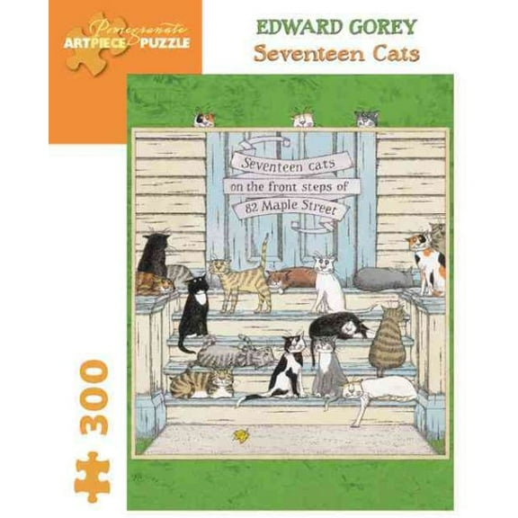 Edward Gorey - Seventeen Cats : 300 Piece Puzzle