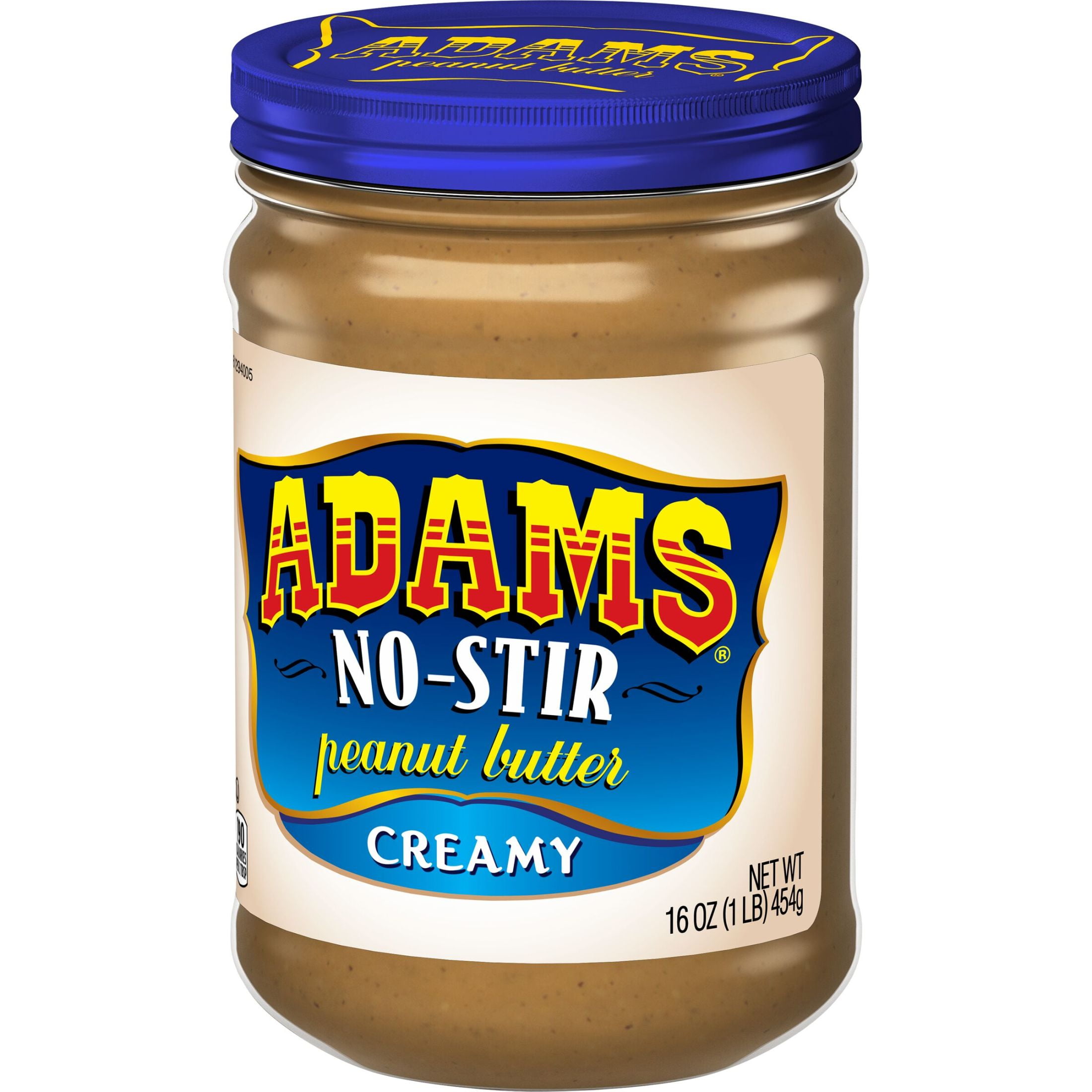 (12 pack) Adams No-Stir Creamy Peanut Butter, 16 oz