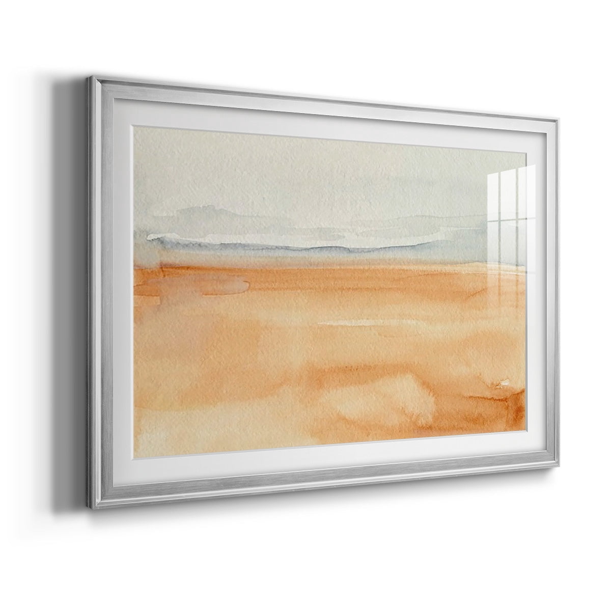 Ash Blue Horizon I Premium Framed Print - Ready to Hang