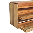 thumbnail image 4 of Mango Wood Pull-out Shoe Bench for Shoe Organization / Keep Hallway Neat, 4 of 5