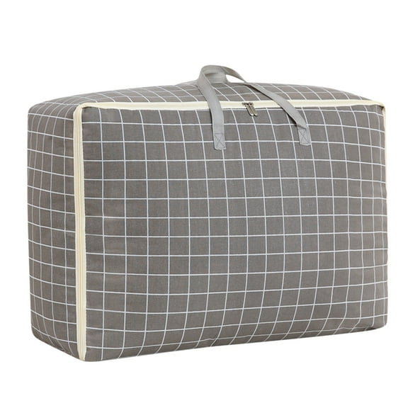 HomeDM Comforter Storage Bags, Moving Comforter Blanket Storage Bags Closet Organizers and Storage Containers for Clothes with Strong Handles&Zippers for Bedding Pillow