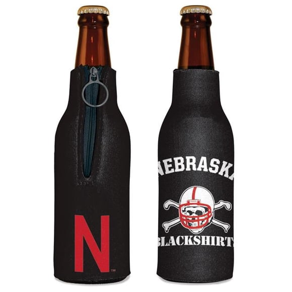 Wincraft 3208524716 Nebraska Cornhuskers Blackshirt Design Bottle Cooler