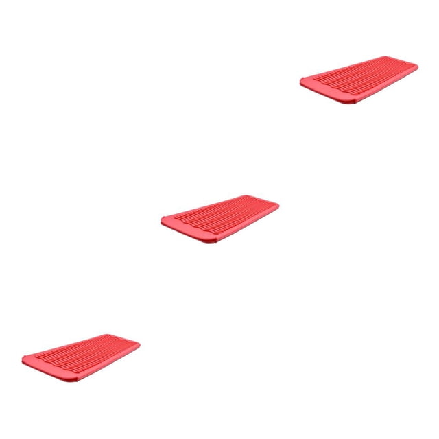 Ounissouiy Almohadilla resistente al calor Silicona Almacenamiento fácil Diseño antideslizante Planchas planas Bolsa Herramientas de peinado Regalo No.2 3piezas Ounissouiy CBP236860