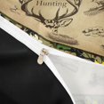 thumbnail image 3 of Castle Fairy Vintage Hunting Cabin Deer Twin Duvet Cover for Teens,Rustic Hunting Dog Duck Twin Bedding,Khaki Camo Green,Black Reversible,2pcs,No Comforter,1 Duvet Cover and 1 Pillowcase, 3 of 5