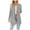 Grey, variant on Hpapadks Long Cardigans for Women Lightweight Asymmetric Open Front Long Sleeve Solid Draped Mid Long Coat Cardigans for Women