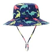 American Trends UPF 50+ Baby Boy Sun Hat Sun Protective Cute Wide Brim Summer Kids Beach Bucket Hats Toddler Sun Hats for Girls Boys