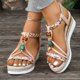 thumbnail image 1 of WILLBEST Sandalias De Plataforma Elegantes Para Mujer Para Comodidad Diaria, Vacaciones, Playa Y Citas Laborales, Punta Abierta, Diseño Moderno, Versátiles Y Para Usar En Verano., 1 of 8