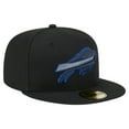 thumbnail image 3 of Men's New Era  Black Buffalo Bills Color Pop 59FIFTY Fitted Hat, 3 of 5