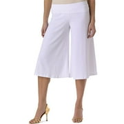 Metro7 - Women's Folded Waist Gaucho Pant