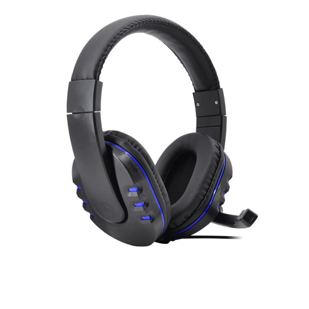 Wireless Headphones, Gaming Headset 3.5mm Over-Ear Headphone Microphone for Playststion, Bluetooth Over Ear Headphones(Black)