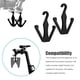 thumbnail image 4 of Eigraketly 2 piezas de perchas para zapatos de bicicleta, estante de secado colgante, soporte organizador Accesorios para máquinas de ejercicios, 4 of 6