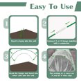 thumbnail image 5 of GIRACOA Extra Large Garden Netting & Hoops Kit - 30.2fts Ultra-Fine Insect Barrier Mesh Plant Cover with 6 Fiberglass Support Arches - DIY Grow Tunnel Protection for Raised Beds & Vegetables, 5 of 7
