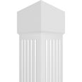 thumbnail image 5 of Ekena Millwork 12"W x 8'H Craftsman Classic Square Non-Tapered Fluted Column w/ Standard Capital & Standard Base, 5 of 9