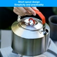thumbnail image 4 of Outdoor Camping Kettle, 304 Food Grade Stainless Steel Water Boiler, 1.6L Large Capacity Portable Folding Handle Tea Kettle for Camping Hiking Picnic, Ideal for Group Outdoor Activities, 4 of 9