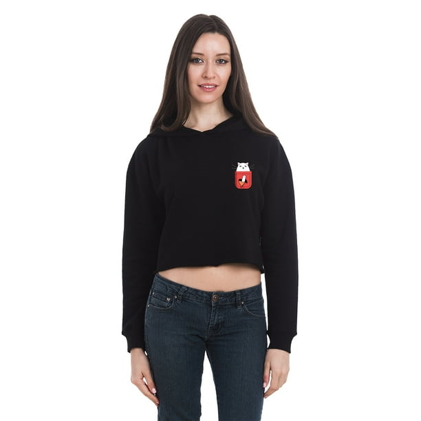 crop top hoodie with joggers