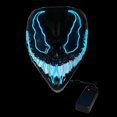 thumbnail image 4 of Máscara de demonio con luz LED Wdftyju máscara brillante banda ajustable con pilas para Cosplay, 4 of 9