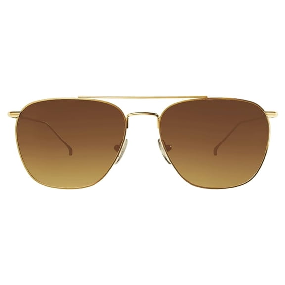 Grinderpunch Women’s Square Aviator Sunglasses Polarized UV400 Gradient Lens Lightweight Fashion Driving Outdoor Rose Gold Metal / Brown