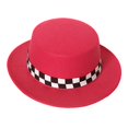 thumbnail image 1 of Txlixc Fedora para niños con correas a cuadros Txlixc  moda, 1 of 4