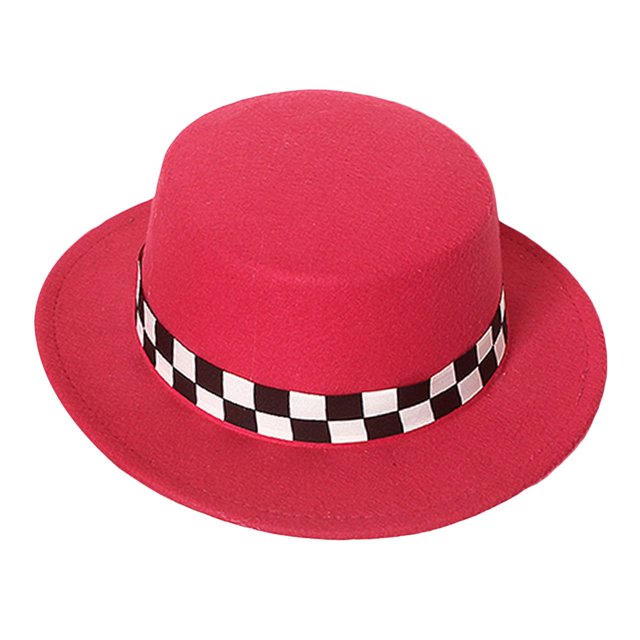 Txlixc Fedora para niños con correas a cuadros Txlixc moda