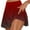 Red, variant on WIZUTIZ Tennis Skorts for Women Gym Thin Leisure Slim Flowy Skorts Smocked Elastic Spandex High Rise A Line Dress Fake Two Piece Trouser Dress Gradient Mini Dress for Lady Vacation Purple